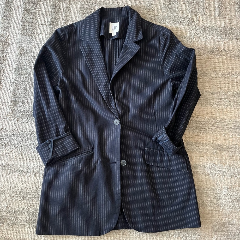 GAP Black Blazer Classic Suit Jacket